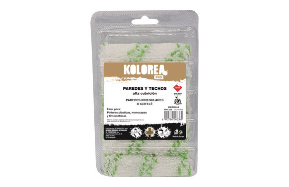 MINI RODILLO RECAMBIO PAREDES Y TECHOS PRO TEFLON 11 CM X Ø16 MM