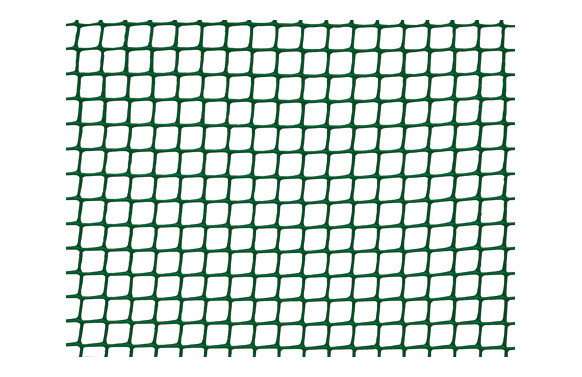 MALLA PLASTICA 10 X 10 MM 400 GR/M² 1 X 25 M VERDE