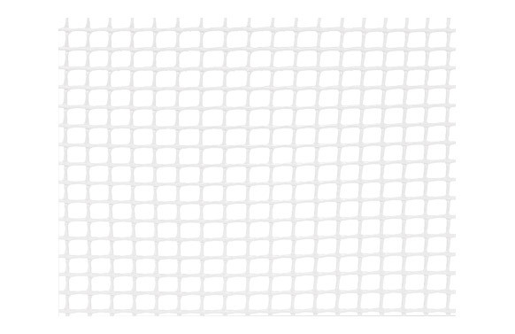 MALLA PLASTICA 20 X 20 MM 400 GR/M² 1 X 5 M BLANCO