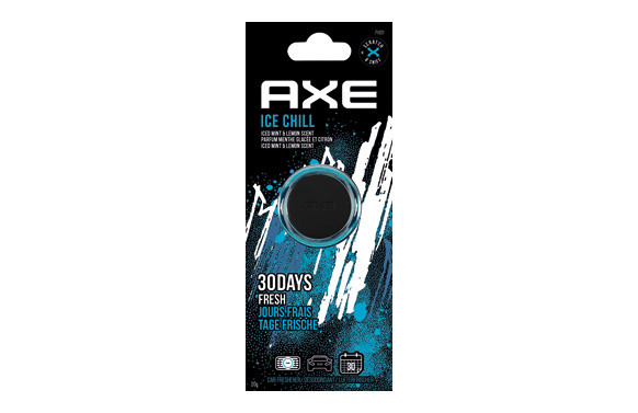 AMBIENTADOR REJILLA AUTO MINI AROMA AXE ICE CHILL 