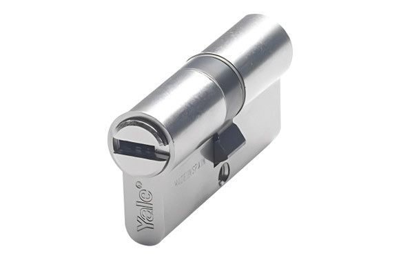 CILINDRO YL6 LEVA LARGA DOBLE EMBRAGUE 30-30 NIQUEL, 5 LLAVES