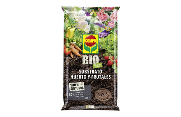 SUBSTRATO HUERTO Y FRUTALES URBANO BIO COMPO 50 L