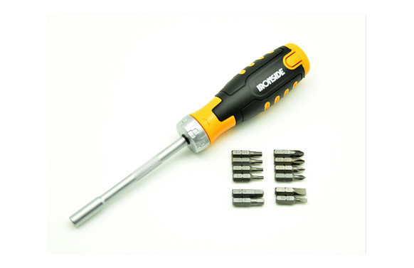 DESTORNILLADOR CARRACA REVERSIBLE 12 EN 1 12 PUNTAS DE 25 MM