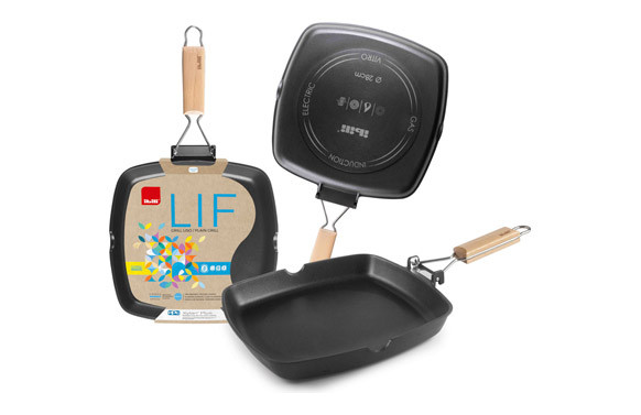 GRILL LISO ASA ABATIBLE 24 CM INDUCCION