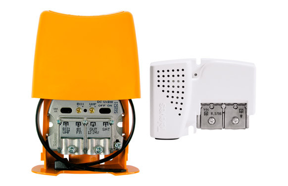 KIT AMPLIFICADOR MASTIL 3E/1S +ALIM 12V 