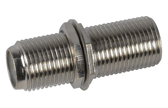 ADAPTADOR \"F\" HEM-HEM (TUERCA + ARANDELA) 