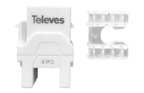 CONECT. RJ45 UTP CAT 6 HEM. 90‡/180‡ CAJA15 