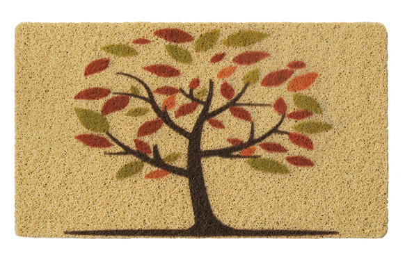 FELPUDO COCO DECORADO 40X70CM ARBOL