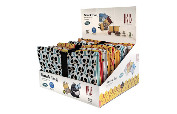 BOLSA PORTA ALIMENTOS SNACK BAG FRIENDS SURTIDO 4 COLORES