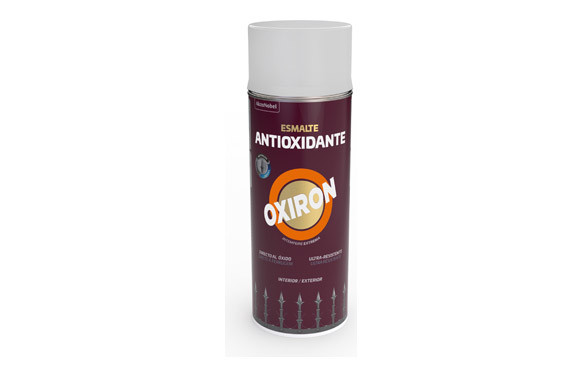 ESMALTE ANTIOXIDANTE SPRAY OXIRON LISO BRILLANTE 400 ML BLANCO