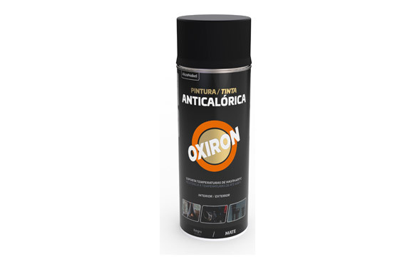 PINTURA ANTICALORICA SPRAY OXIRON 400 ML NEGRO