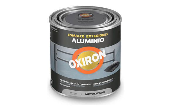 ESMALTE EXTERIORES OXIRON 250 ML ALUMINIO
