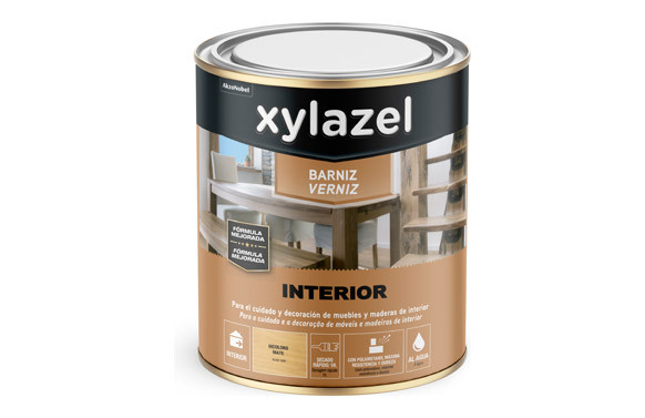 BARNIZ INTERIOR AL AGUA SATINADO 750 ML TECA