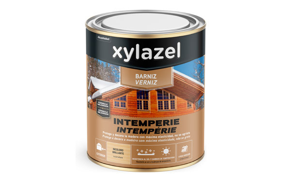 BARNIZ SINTETICO EXTERIOR INTEMPERIE BRILLANTE 4 L INCOLORO