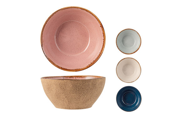 BOL STONEWARE COASTAL VIBES 13 CM SURTIDO