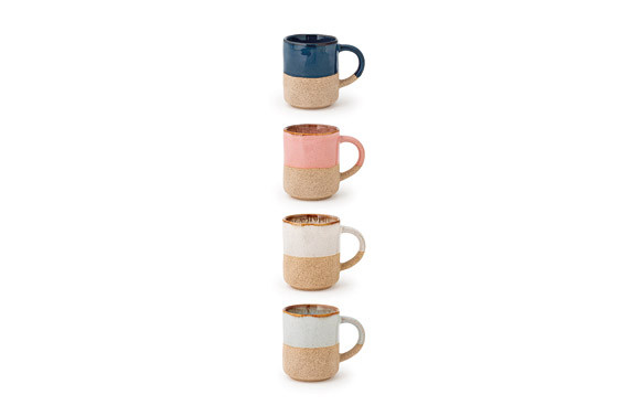 TAZA TE STONEWARE COASTAL VIBES 22 CL SURTIDO