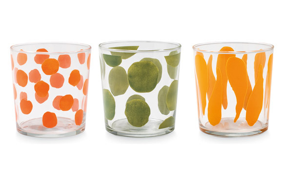 VASOS VIDRIO DECORADO PACK 3 UDS FALL SURTIDOS