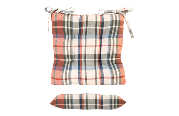 COJIN SILLA CUADROS AUTUM 40 X 40 CM