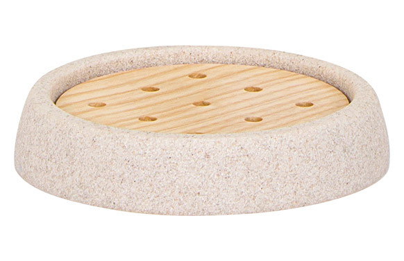 JABONERA SANDSTONE MADERA FRESNO Ø 10,5 X 2 CM