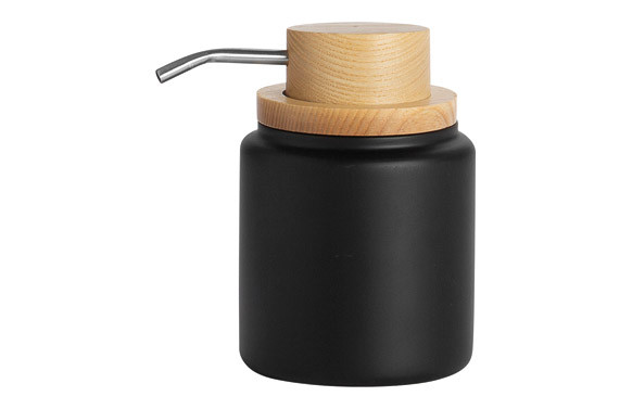 DISPENSADOR POLI/MADERA FRESNO Ø 9 X 13 CM
