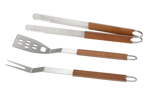 SET 3 UDS UTENSILIOS BBQ ACACIA 41 CM