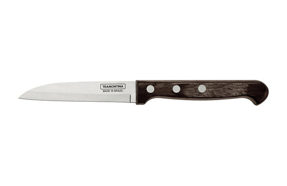 CUCHILLO VERDURAS POLYWOOD CASTAÑO 9CM