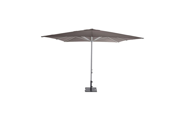 PARASOL ALUMINIO TAUPE 3 M TUBO 48 MM