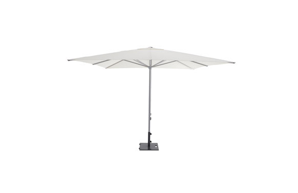 PARASOL ALUMINIO BLANCO 3 X 3 M TUBO 48 MM