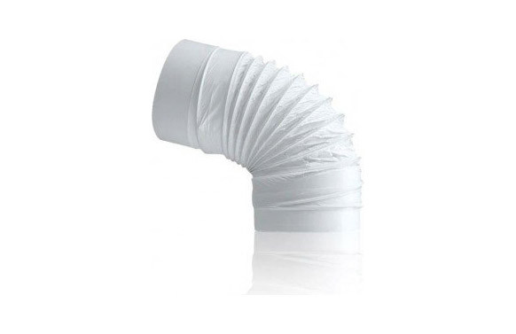 CODO EXTRACCION AIRE REDONDO FLEXIBLE 120MM IGN/AU 