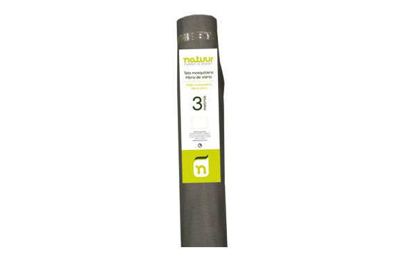 TELA MOSQUITERA FIBRA VIDRIO MINIROLLO 1,2 X 5 M