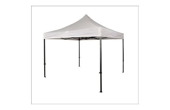 CARPA PLEGABLE ACERO REFORZADA 3 X 3 M BLANCO