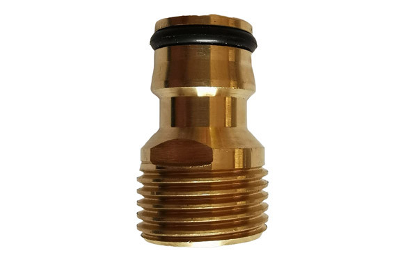 ADAPTADOR RIEGO RAPIDO LATON MACHO 1/2\"