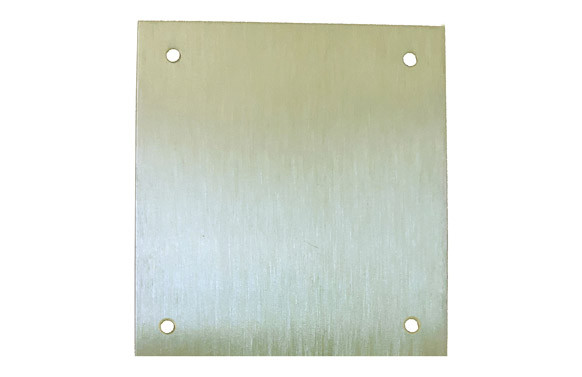 PLACA CERRADURA 80X80MM CIEGA M-51/8080C, LATON MATE