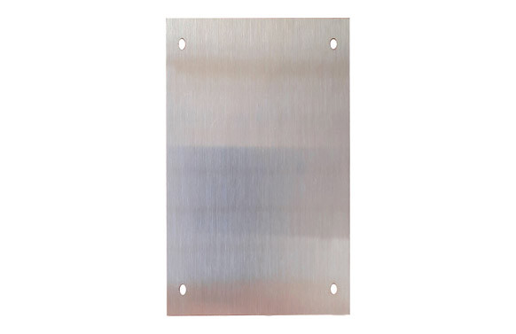 PLACA CERRADURA 80X120MM CIEGA M-51/80120C, INOX SATINADO