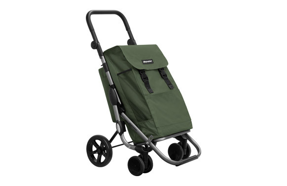 CARRO COMPRA 4 RUEDAS GIR. GO PLUS ECO DESENFUNDAB VERDE