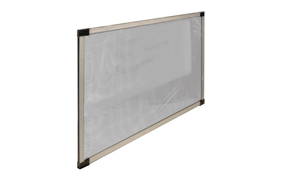 MOSQUITERA VENTANA EXTENSIBLE FIBRA VIDRIO 40X50-92 CM BRONCE
