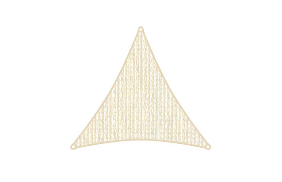 TOLDO VELA SOMBREO TRIANGULAR EVERYAY SAIL 180 GR 3,6 X 3,6 X 3,6 M MARFIL