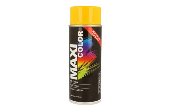 PINTURA SPRAY MAXI COLOR BRILLO 400 ML RAL 1023 AMARILLO TRAFICO