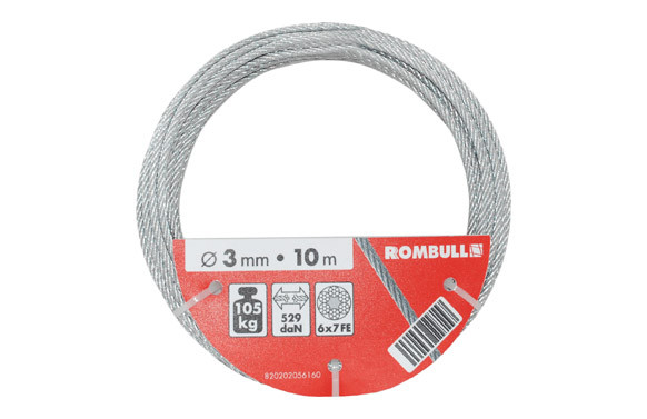 CABLE ACERO CINCADO 4MM 10MT