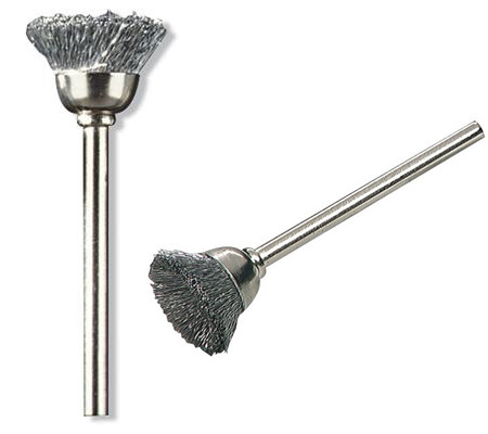 cepillo de acero al carbono dremel 13 mm.