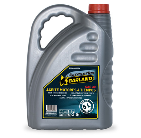 ACEITE MOTOR 4T DE 5L. GARLAND REF. 7100000054