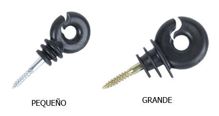 AISLADOR TIRAFONDO POSTES MADERA REF. 11027