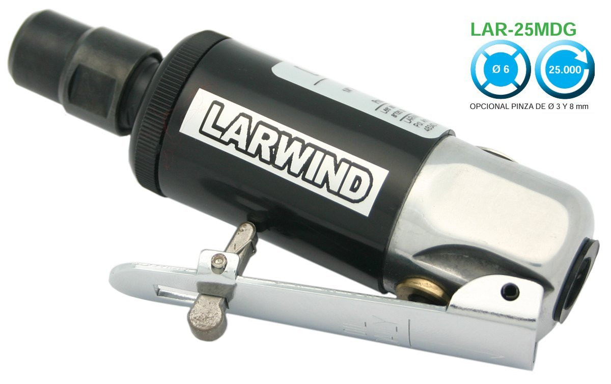 Amoladora neumatica recta Lar-25mdg