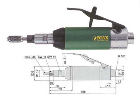 AMOLADORA RECTA NEUMATICA SVKH 630