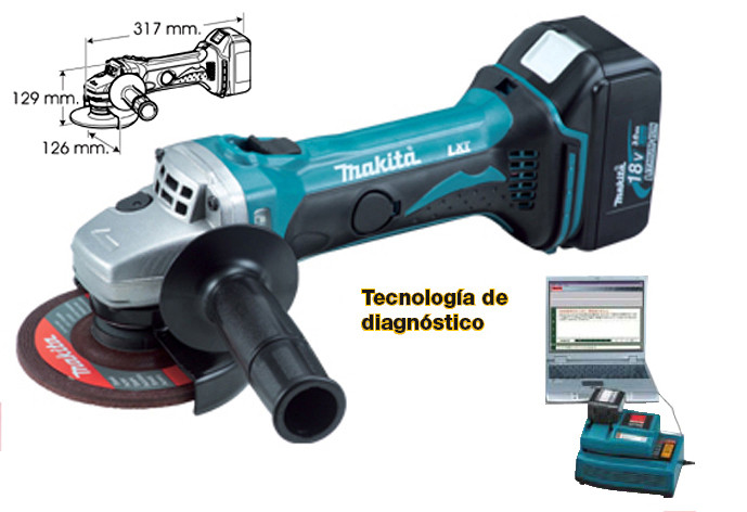 Mini amoladora Angular Makita