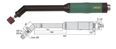 AMOLADORA NEUMATICA WRD 6-20/2 ZL45 Y WRH 6-20/2 ZL45