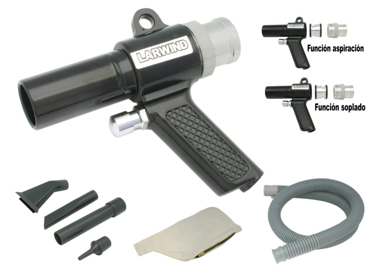 Pistola neumatica aspiracion y soplado LAR-5005