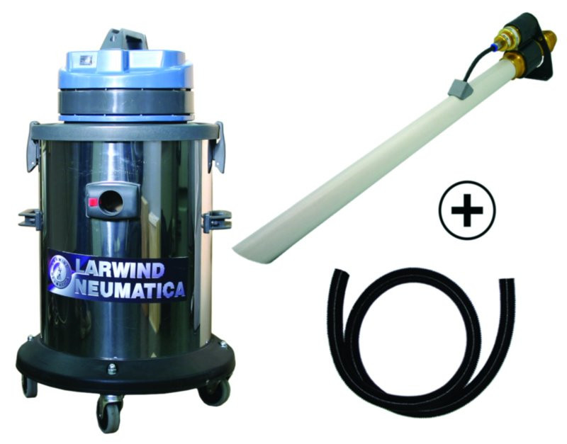 Aspirador neumático con boquilla larga y sujeción fija SG220BM + deposito TX0 + manguera H03