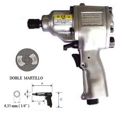 ATORNILLADOR IMPACTO TIPO PISTOLA KPT-IP630