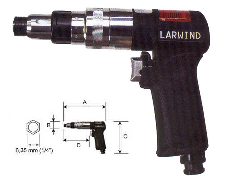 ATORNILLADOR TIPO PISTOLA NEUMATICO LAR-404IC